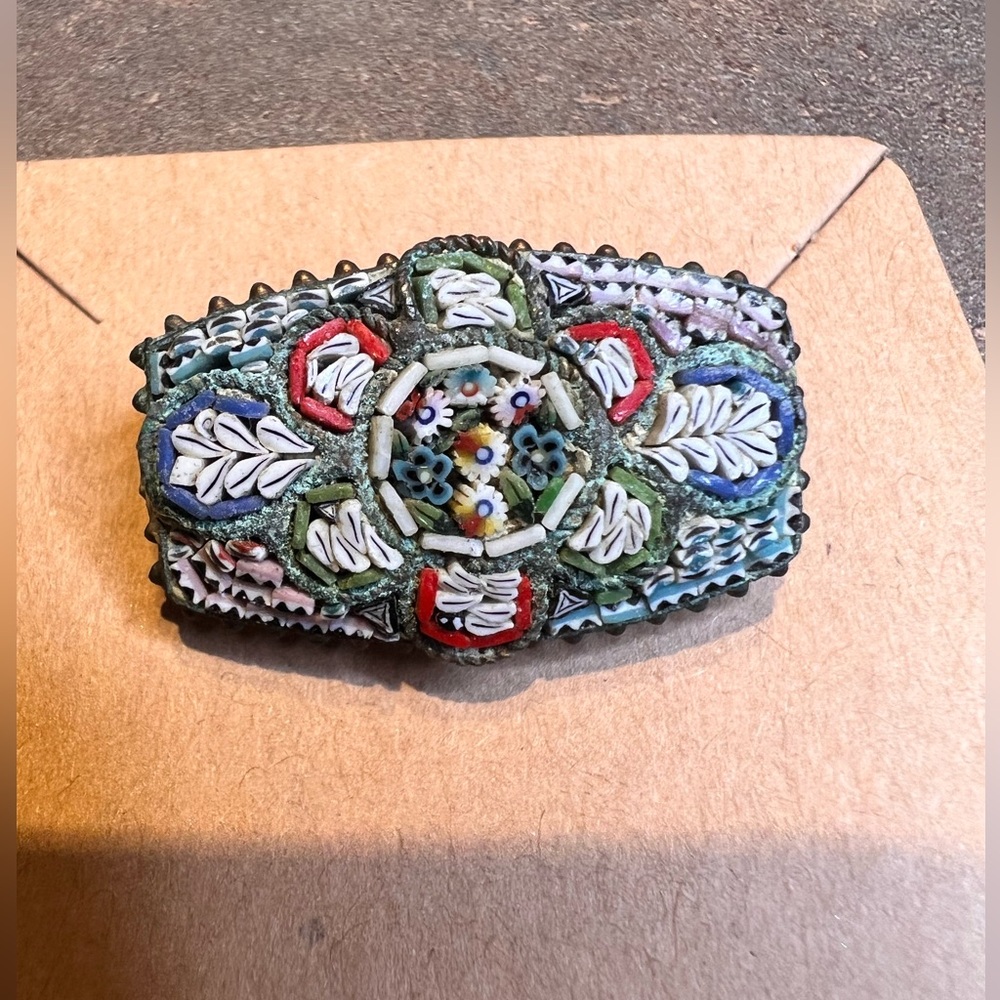 Vintage Mosaic brooch